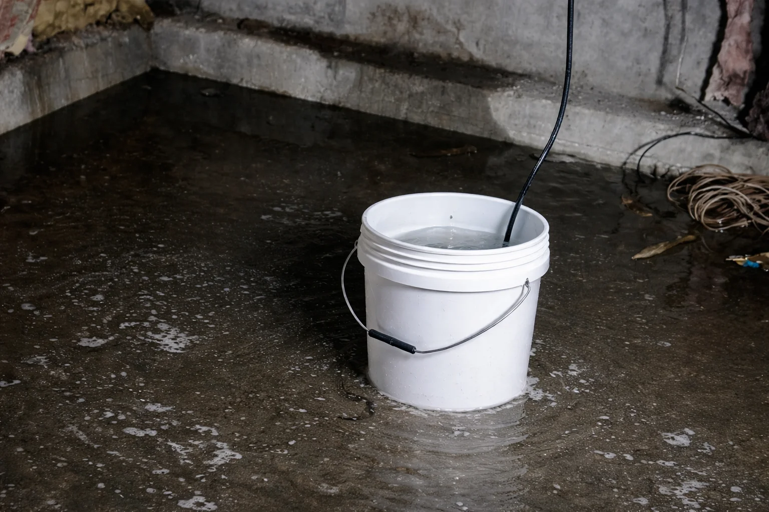 Sump pump inspection in Orillia